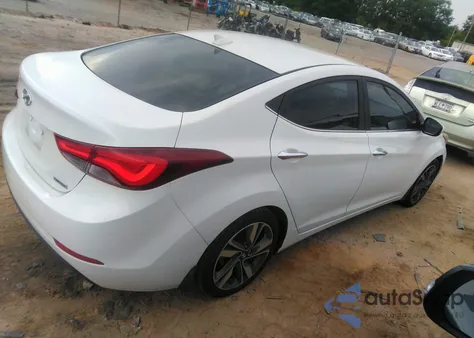 2015 Hyundai Elantra Limited из США, поврежденный, VIN 5NPDH4AE0FH611315